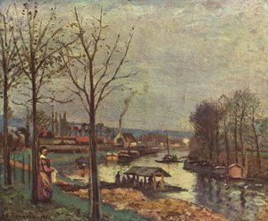 ポントワーズ洗浄エリア 作： Pierre Auguste Renoir